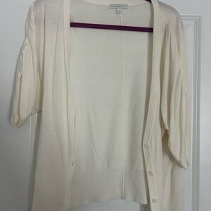 New York & Company Off-White Cardigan Sweater